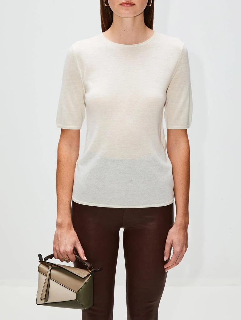 商品Totême|Thin Cashmere Tee,价格¥3672,第3张图片详细描述