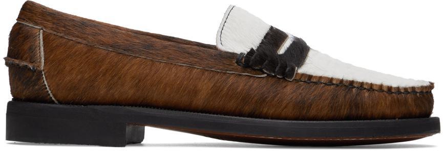 商品SEBAGO|Brown Dan Raw Loafers,价格¥900,第1张图片