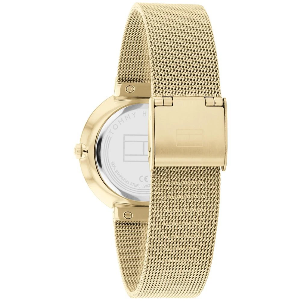 商品Tommy Hilfiger|Women's Gold-Tone Mesh Bracelet Watch 32mm,价格¥815,第3张图片详细描述