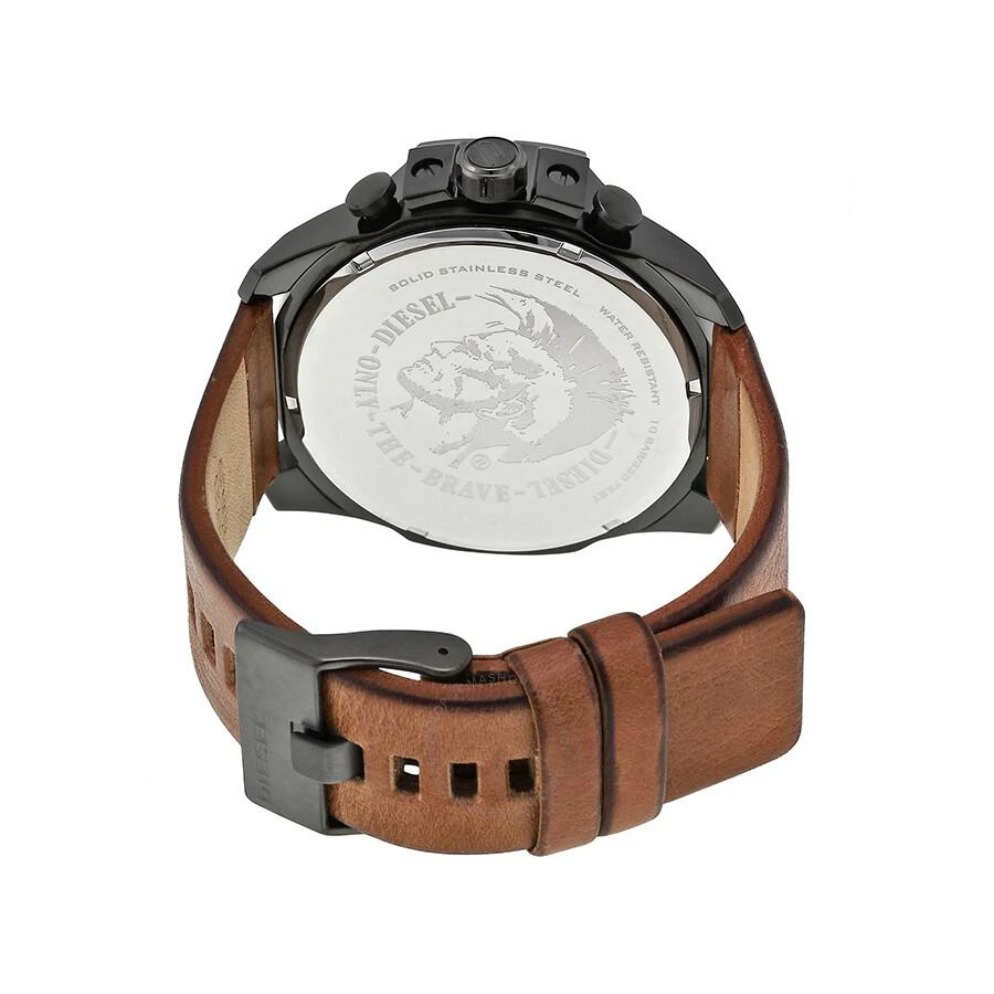 商品Diesel|Mega Chief Black Dial Brown Leather Men's Quartz Watch DZ4343,价格¥956,第3张图片详细描述