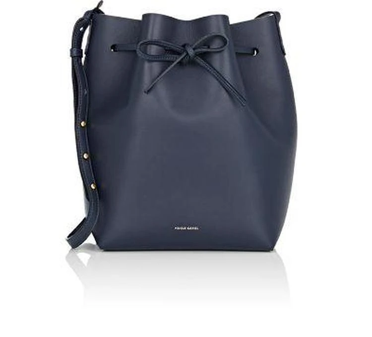 商品Mansur Gavriel|Large Bucket Bag 藏蓝水桶包,价格¥5169,第1张图片