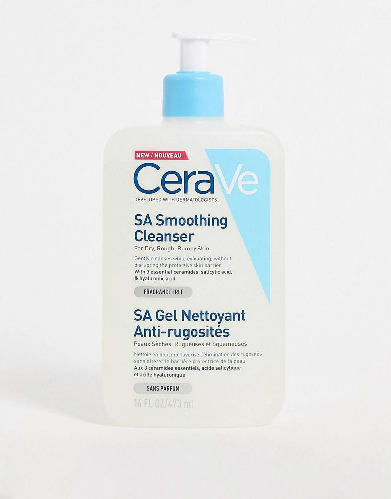 商品CeraVe|CeraVe SA Smoothing Cleanser for Dry, Rough, Bumpy Skin 473ml,价格¥226,第1张图片