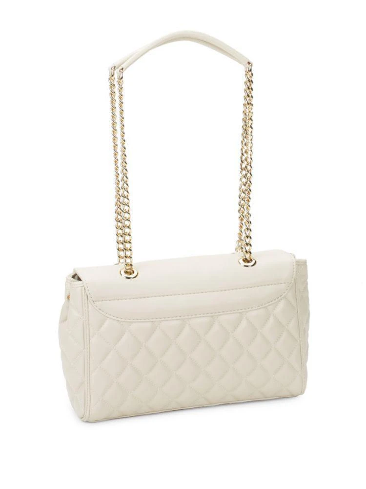 商品Moschino|Heart Quilted Faux Leather Bag,价格¥787,第4张图片详细描述