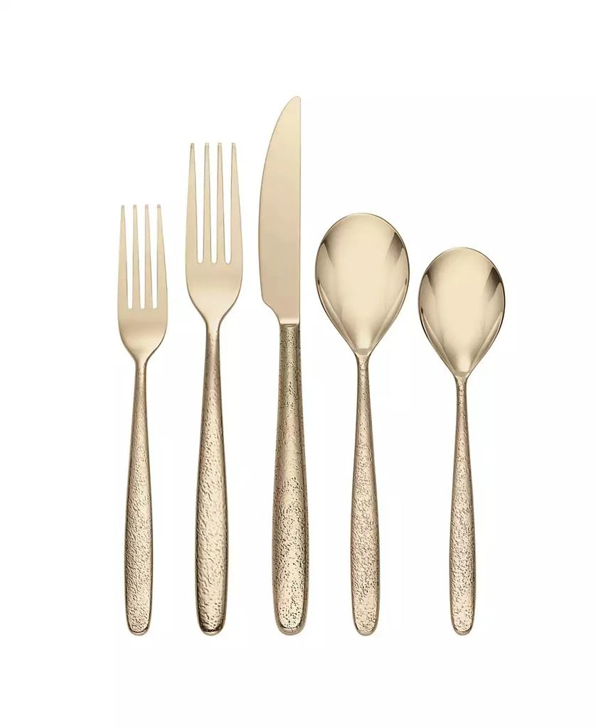 商品Oneida|Storm Champagne 20 Piece Everyday Flatware Set, Service For 4,价格¥673,第2张图片详细描述