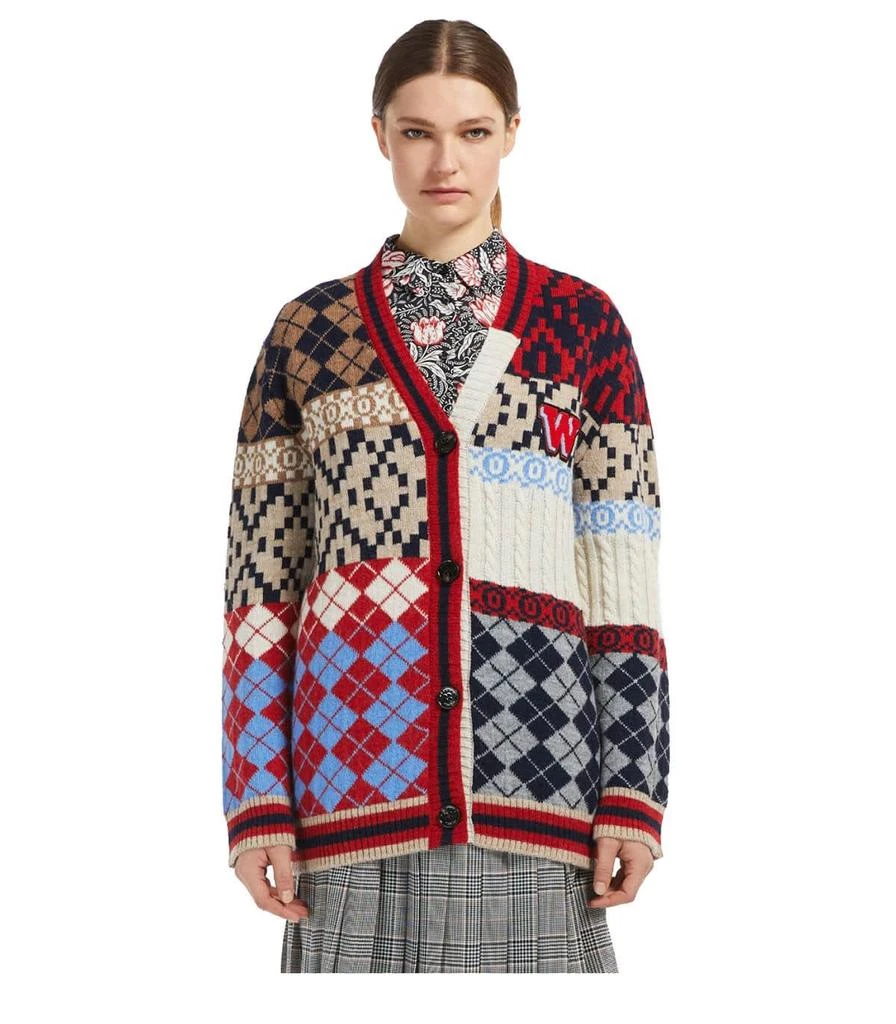 商品Weekend Max Mara|Weekend Max Mara Max Mara Weekend Fiorire Multicolor Cardigan,价格¥1991,第3张图片详细描述