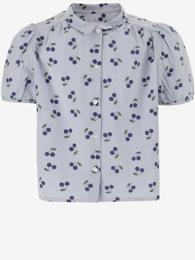 商品Bonpoint|Cotton Shirt With Cherry Pattern,价格¥1369,第1张图片