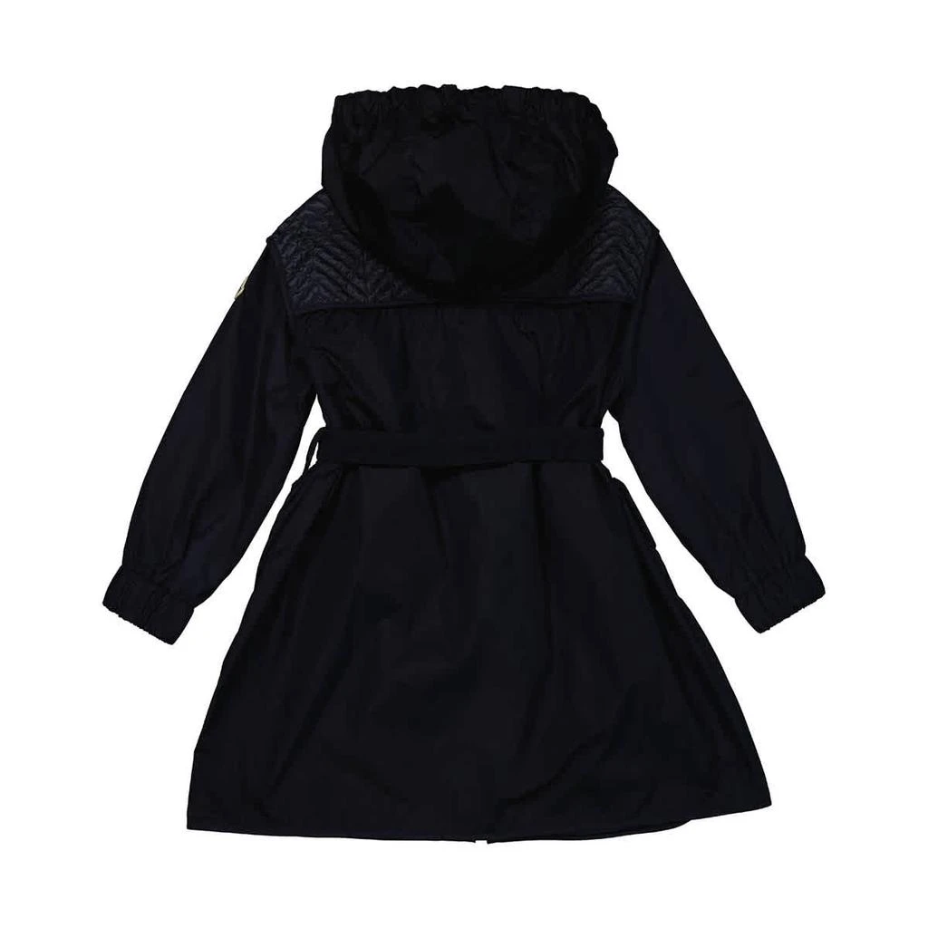 商品Moncler|Moncler Kids Navy Seldana Belted Hooded Coat, Size 4Y,价格¥2575,第2张图片详细描述