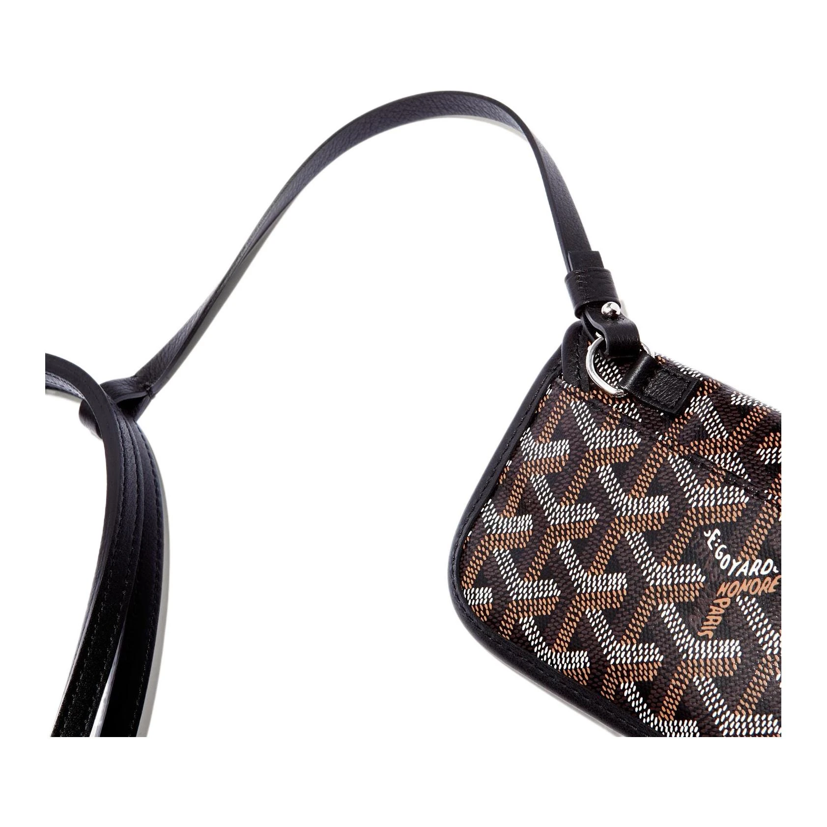 商品[国内直发] Goyard|Anjou 双面双色Y字老花满印 帆布拼牛皮 子母包托特包购物袋 单肩包手提包 迷你 女款 11色可选,价格¥18790,第5张图片详细描述
