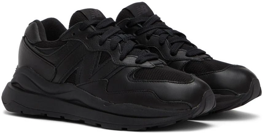 商品New Balance|Black 57/40 Low-Top Sneakers,价格¥595,第4张图片详细描述