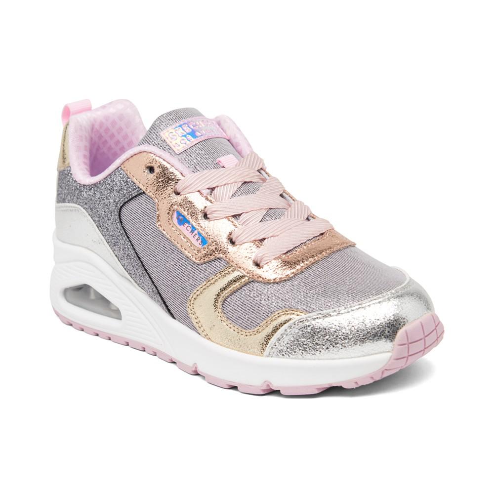 Big Girls Uno- Metallic Remix Casual Sneakers from Finish Line商品第1张图片规格展示