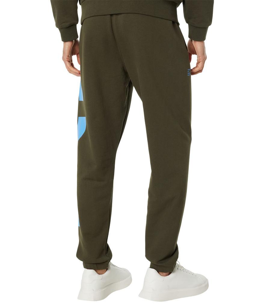 商品Lacoste|Contrast Print Logo Sweatpants with Tapered Ankle,价格¥1008,第4张图片详细描述