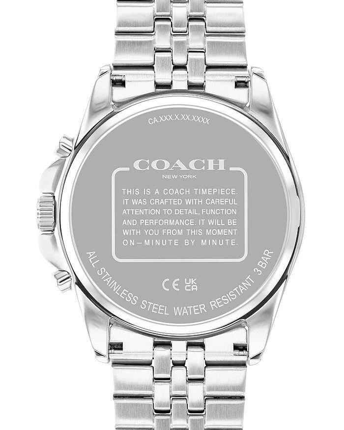 商品Coach|Greyson Chronograph, 43mm,价格¥2433,第4张图片详细描述