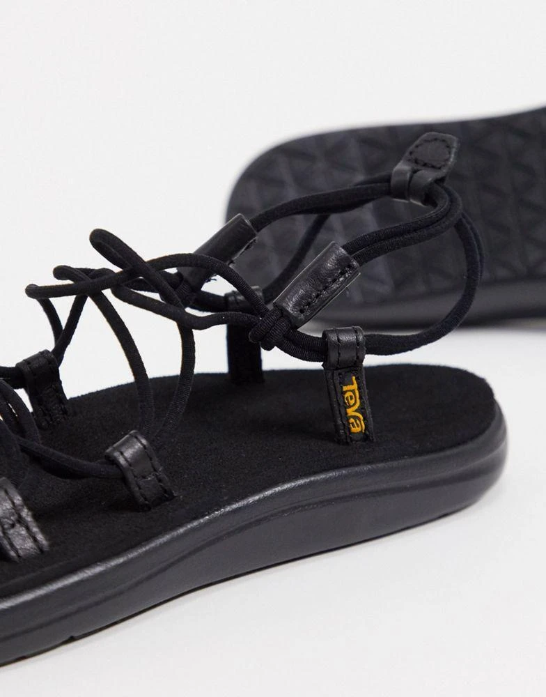 商品Teva|Teva Voya Infinity lace up sandals in black,价格¥221,第3张图片详细描述