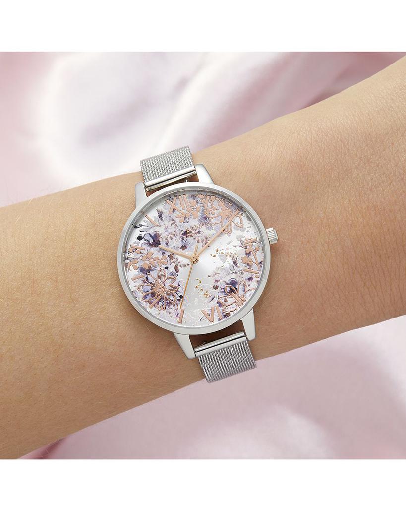 Abstract Floral Bracelet Watch, 34mm商品第3张图片规格展示