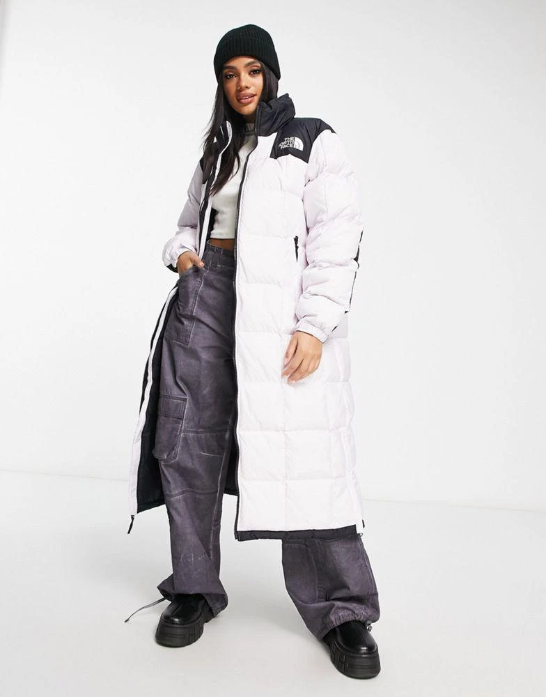 商品The North Face|The North Face Lhotse Duster padded down coat in lilac,价格¥4025,第1张图片