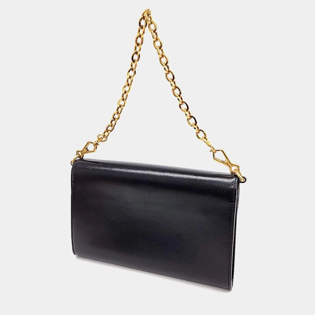 商品[二手商品] Gucci|Gucci Black Leather 1955 Horsebit Chain Shoulder Bag,价格¥10732,第2张图片详细描述