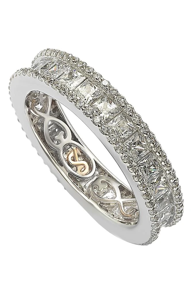 商品Suzy Levian|Square Cut CZ Eternity Band Ring,价格¥1013,第4张图片详细描述