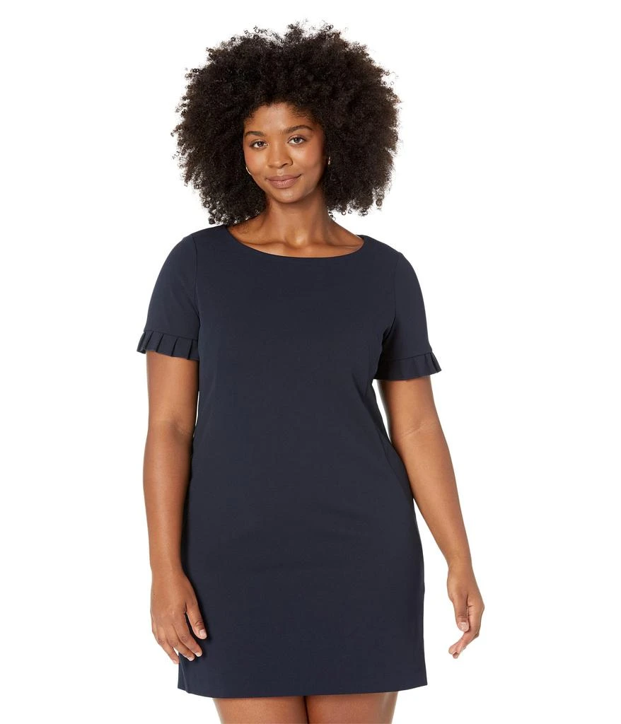 商品Tommy Hilfiger|Pleated Short Sleeve Scuba Crepe Dress,价格¥358,第1张图片