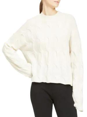 商品Theory|Cashmere Cable-Knit Sweater,价格¥1118,第1张图片