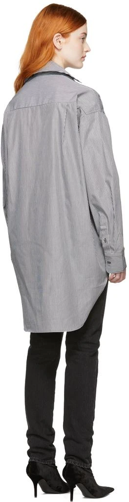 商品Vetements|White & Grey Stripe Small Collar Shirt,价格¥2428,第3张图片详细描述