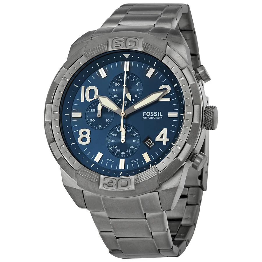 商品Fossil|Bronson Chronograph Quartz Blue Dial Men's Watch FS5711,价格¥843,第1张图片