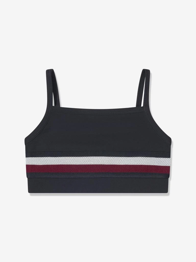 商品Tommy Hilfiger|Tommy Hilfiger Girls Global Stripe Sports Top in Navy,价格¥161,第1张图片