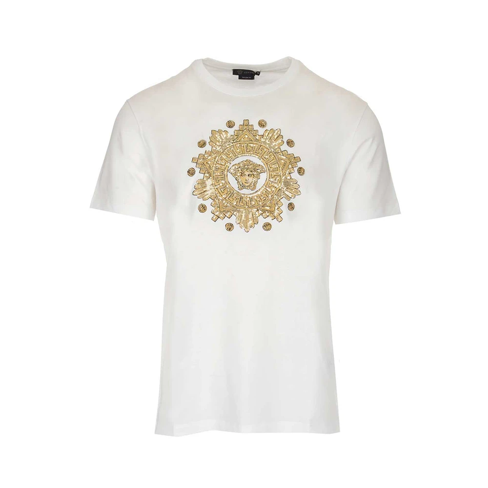 商品[国内直发] Versace|VERSACE 白色男士T恤 A85171-A228806-A2088,价格¥5663,第1张图片