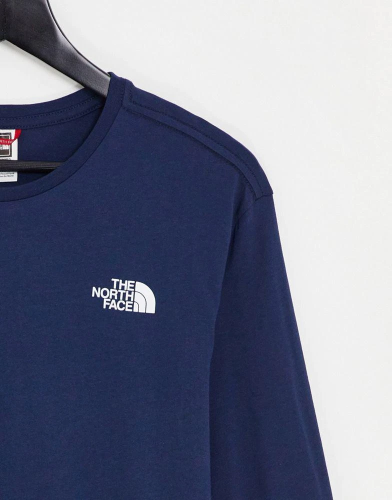 商品The North Face|The North Face Easy chest print long sleeve t-shirt in navy,价格¥256,第2张图片详细描述