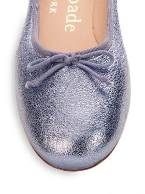 商品Kate Spade|Honey Metallic Leather Ballet Flats,价格¥399,第5张图片详细描述