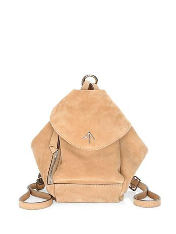 商品Manu Atelier|Manu Atelier - Mini Fernweh Suede Backpack,价格¥2706,第1张图片