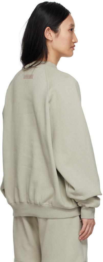 商品Essentials|Green Fleece Raglan Sweatshirt,价格¥601,第5张图片详细描述