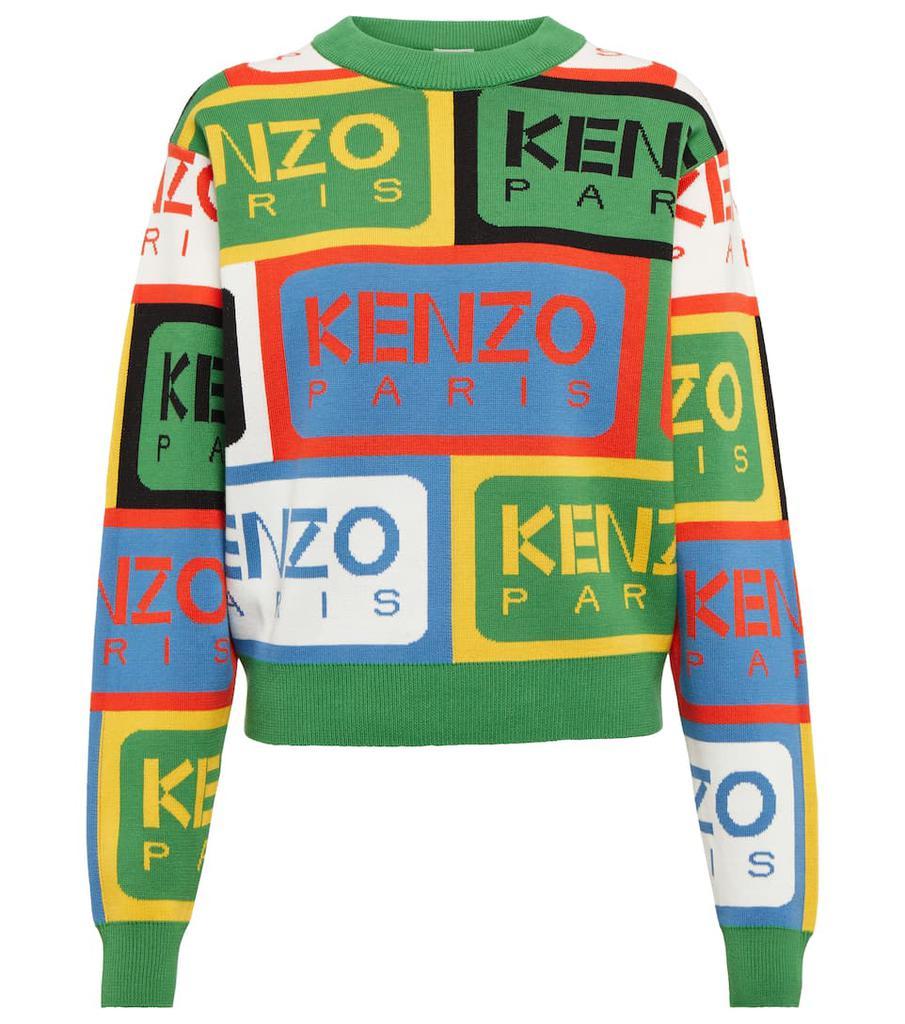 商品Kenzo|Logo cotton sweater,价格¥3662,第1张图片