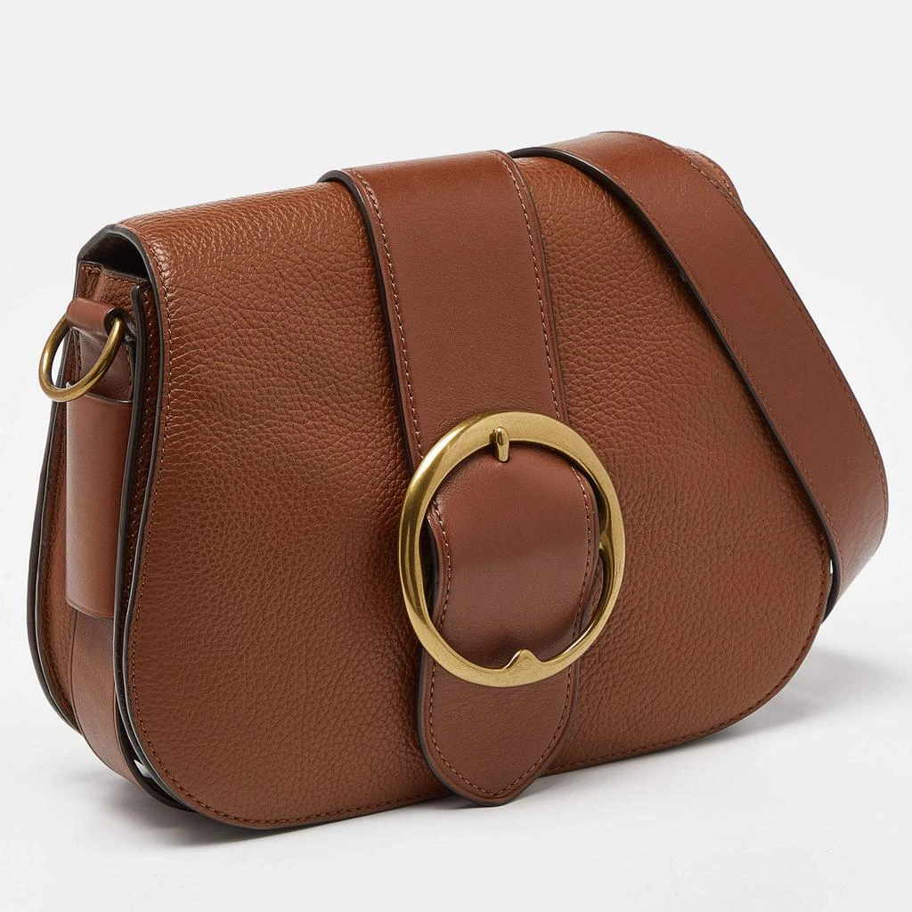 商品[二手商品] Ralph Lauren|Polo Ralph Lauren Brown Leather Lennox Shoulder Bag,价格¥1928,第3张图片详细描述