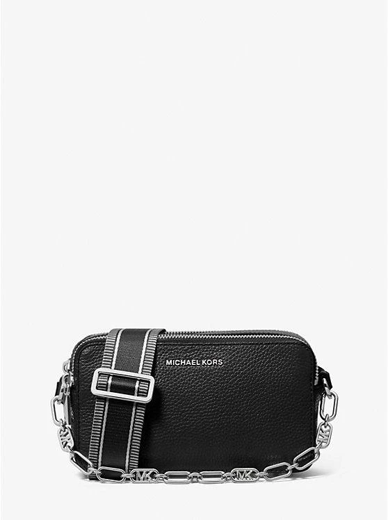 商品Michael Kors|Jet Set Small Pebbled Leather Double-Zip Camera Bag,价格¥1933,第1张图片
