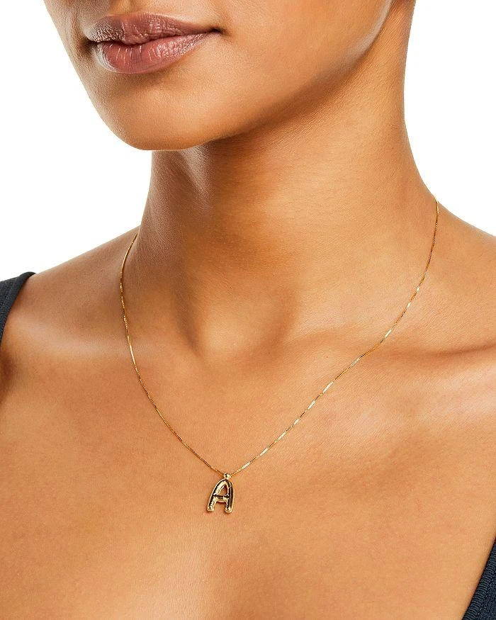 商品Bloomingdale's|Helium Initial Pendant Necklace in 14K Gold, 16"-18",价格¥4459,第2张图片详细描述