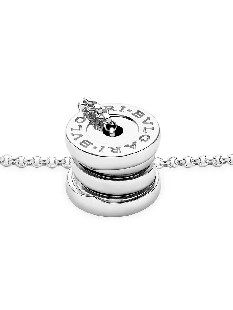 商品BVLGARI|B.zero1 18K White Gold Spiral Pendant Necklace,价格¥17319,第3张图片详细描述