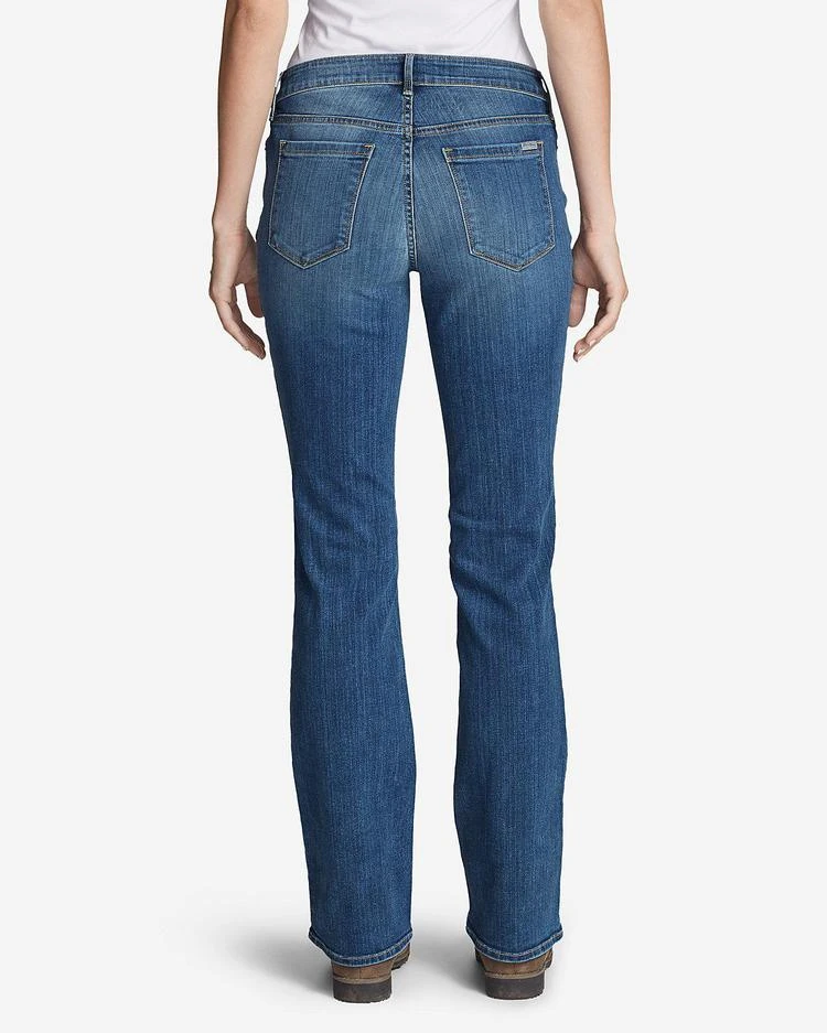 商品Eddie Bauer|Women&#39;s StayShape Boot Cut Jeans - Slightly Curvy,价格¥521,第4张图片详细描述