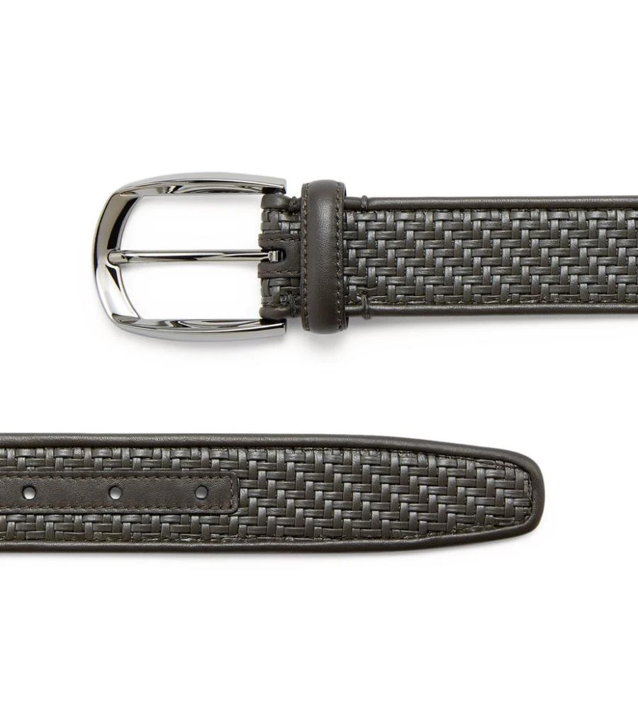 商品Zegna|Leather Pelletessuta Belt,价格¥4599,第2张图片详细描述