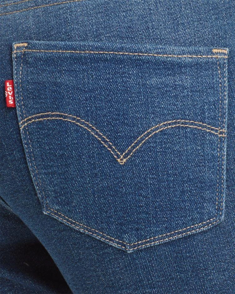 商品Levi's|721® 高腰紧身拼接牛仔裤,价格¥310,第4张图片详细描述