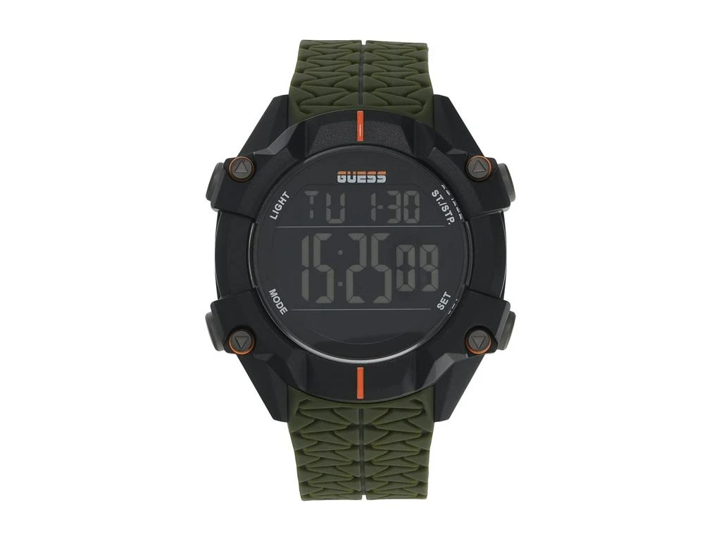 商品GUESS|47 mm Rex Textured Silicone Strap GW0342G1,价格¥357,第1张图片