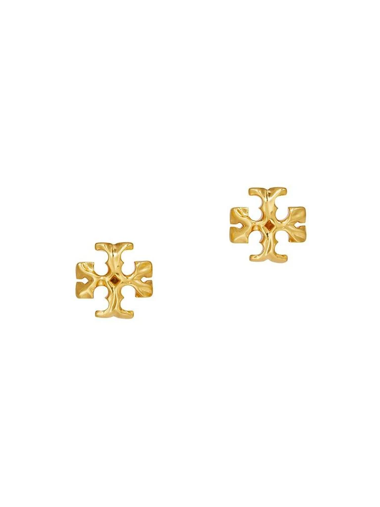 商品Tory Burch|Roxanne Goldtone Logo Stud Earrings,价格¥666,第1张图片