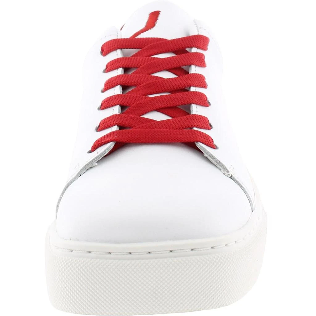 商品Joshua Sanders|Joshua Sanders Womens Squared Toes - White Leather Red Touch Leather Squared Toe,价格¥153,第3张图片详细描述