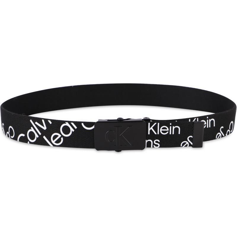 商品Calvin Klein|Monogrammed belt in black,价格¥249,第4张图片详细描述