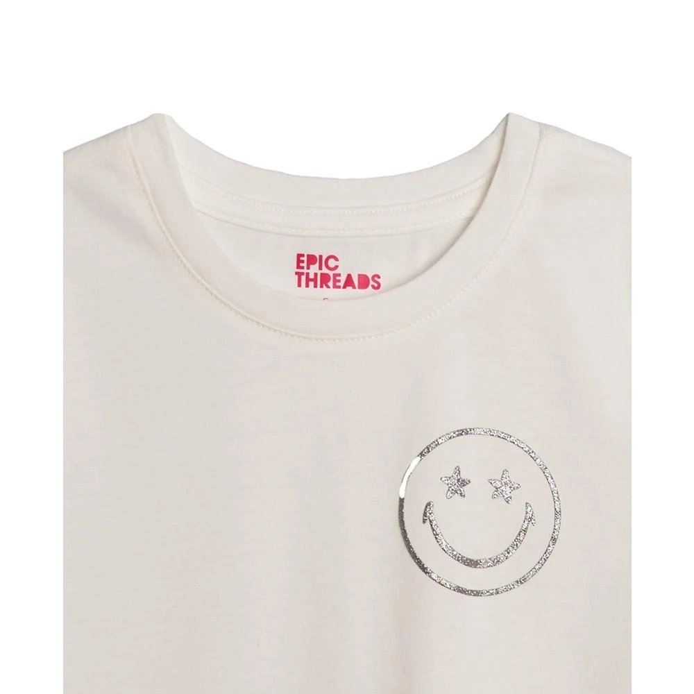 商品Epic Threads|Toddler Girls Smiley Face Graphic T-shirt, Created For Macy's,价格¥62,第4张图片详细描述