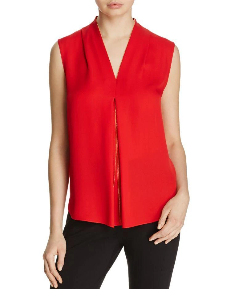 商品Tahari|Elie Tahari Nia Silk Blouse,价格¥550,第1张图片