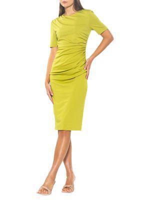 商品ALEXIA ADMOR|Cateleya Draped Sheath Dress,价格¥574,第6张图片详细描述