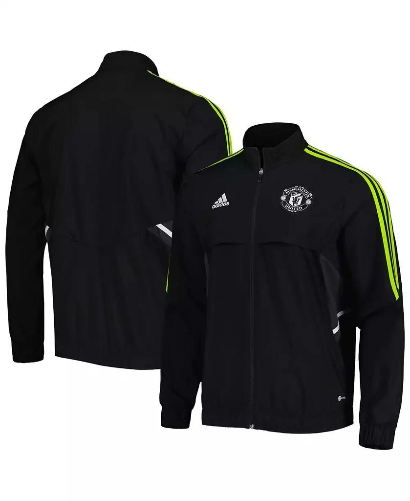 商品Adidas|Men's Black Manchester United Presentation AEROREADY Full-Zip Jacket,价格¥756,第1张图片