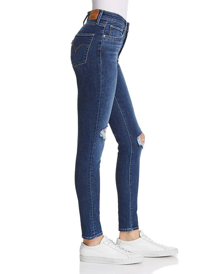 商品Levi's|721 High Rise Skinny Jeans in Indigo Luna,价格¥437,第5张图片详细描述