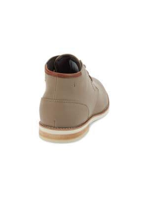 商品Calvin Klein|Malory Faux Leather Chukka Boots,价格¥740,第5张图片详细描述