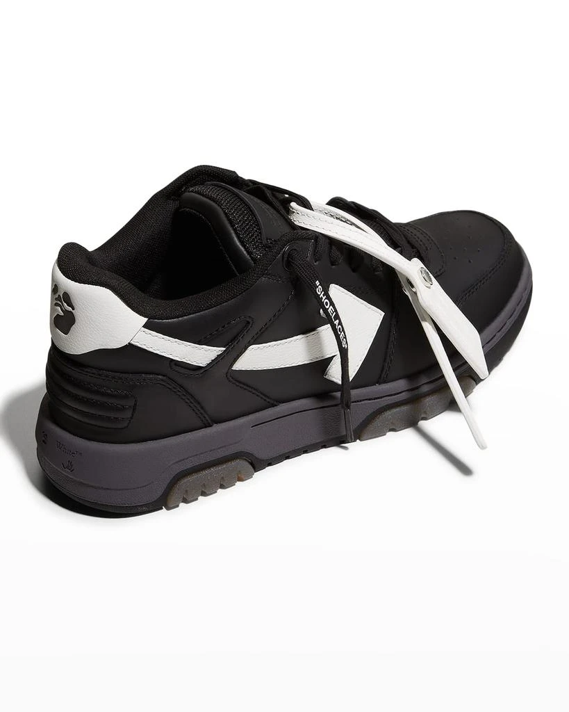 商品Off-White|Out Of Office Arrow Calfskin Sneakers,价格¥2223,第3张图片详细描述